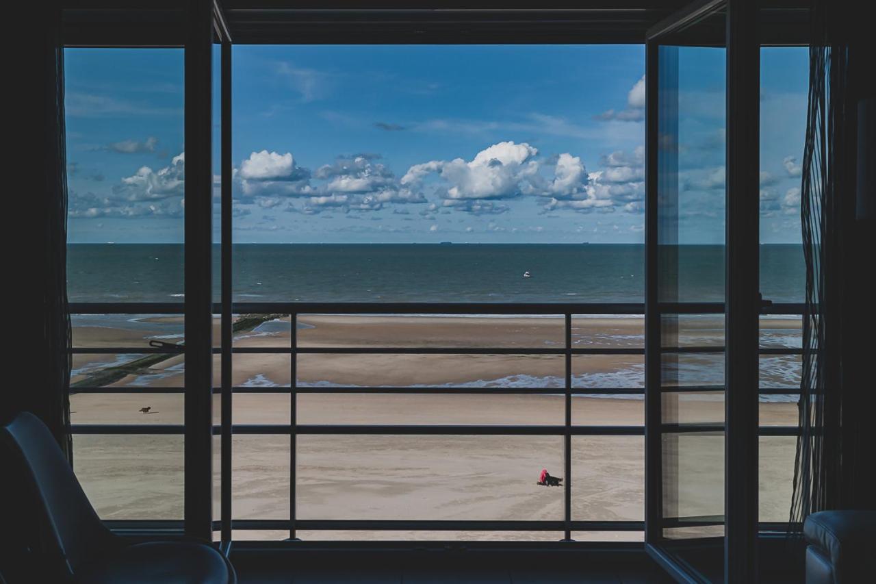 Knappe Studio Met Subliem Zeezicht! Oostende Bagian luar foto